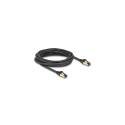 DeLOCK RJ45 Network Cable Cat.6A male to male S/FTP black 5 m with Cat.7 raw cable suitable for indu