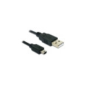 DeLOCK 82273 USB cable USB 2.0 1 m USB A Mini-USB B 0.48 Gbit/s Black