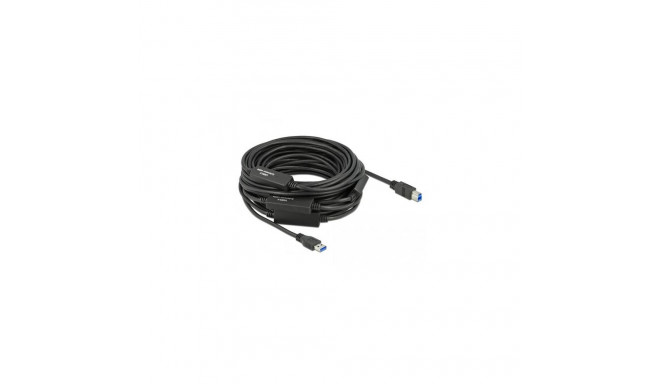 DeLOCK 85382 USB cable USB 3.2 Gen 1 (3.1 Gen 1) 20 m USB A USB B 5 Gbit/s Black