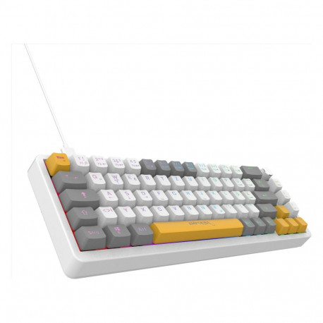 "INCA Gaming Tastatur RGB/RedSwitch/USB/Mechan. 2.00m weiß"