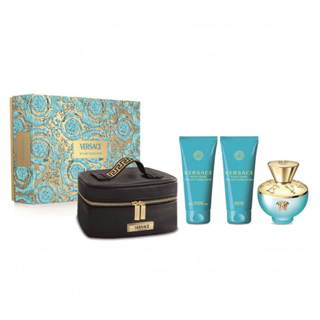 Versace tualettvesi POUR FEMME DYLAN TURQUOISE 100ML pihustiga + dušigeel 1U + kehaõli 1U