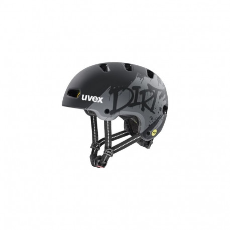 Child Cycling Helmet - UVEX Kid 4 Style MIPS, Hard Shell, 55-58 cm, Black