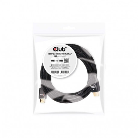 CLUB 3D HDMI-kaabel 2.0 4K60Hz RedMere 15m