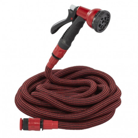 Flexible garden hose with spray gun for watering 20m expandable 8 spray modes KRTGR67023 KREATOR
