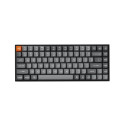 Keyboard - Keychron K2 Max Wireless Mechanical Hot-Swappable Gateron Super Brown RGB - Black