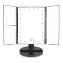 Rio 24 LED Touch Dimmable Makeup Mirror, Black