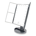 Rio 24 LED Touch Dimmable Makeup Mirror, Black