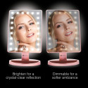 Rio 24 LED Touch Dimmable Makeup Mirror Rose Gold
