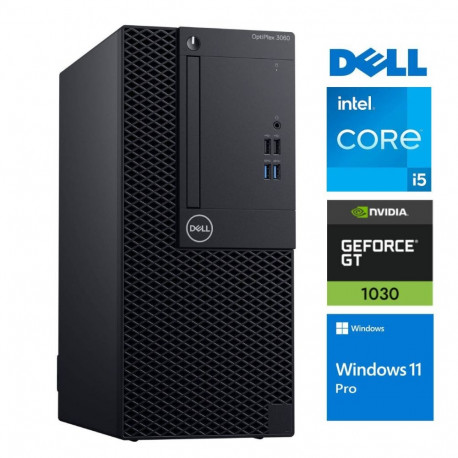 DELL 3060 Tower i5-8500 8GB 512SSD M.2 NVME GT1030 2GB WIN11Pro