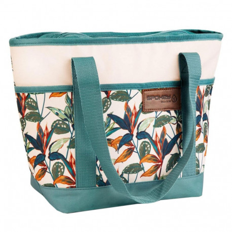 Torba termiczna Spokey Eco Simply zielono-beżowa 929509