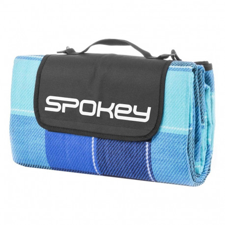 Spokey piknikutekk flanellist 150x180cm 839636, sinine