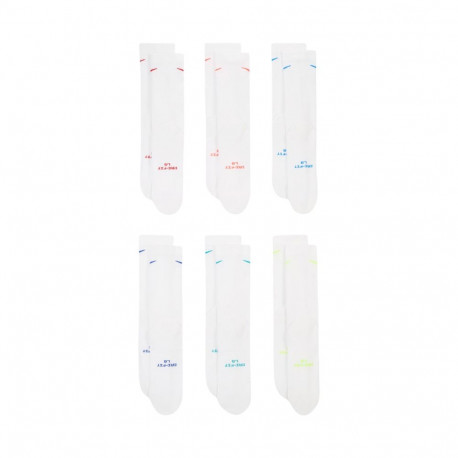 Skarpety Nike Everyday Elevated 6 par białe HQ8021 906