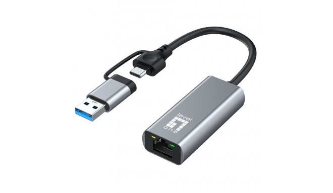 LevelOne USB-0423 2,5G USB-C/A Network Adapter