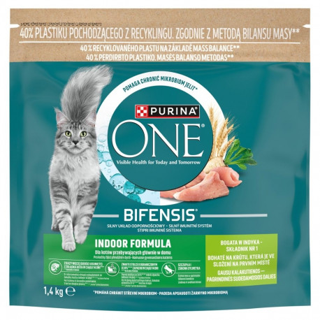 PURINA One kuiv kassitoit Bifensis Indoor kalkunilihaga 750g