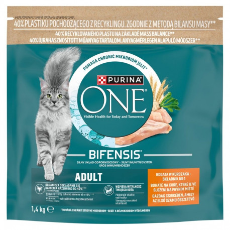PURINA One kuiv kassitoit Bifensis täiskasvanutele kana 1,4kg