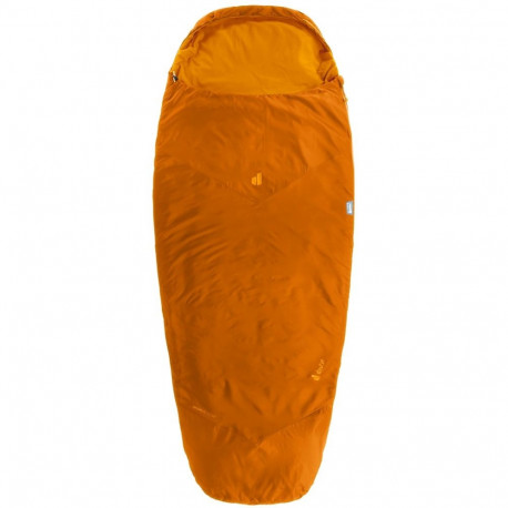Deuter mumiakujuline magamiskott 15C/59F täiskasvanutele, oranž