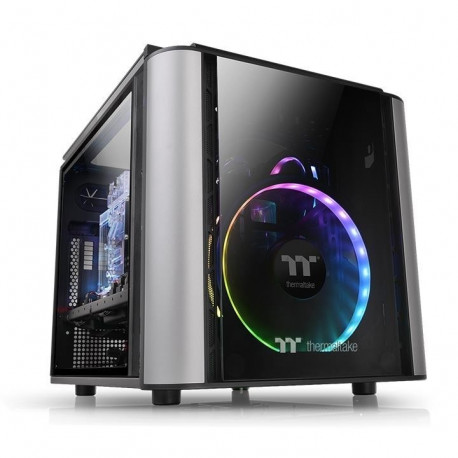 arvutikorpus LEVEL 20 VT MiniITX microATX karastatud klaasiga, must
