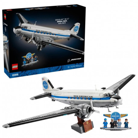 LEGO ICONS reisilennuk 11378 Douglas DC-3 PAN AM