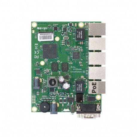 Mikrotik RB450Gx4 juhtmega ruuter gigabit ethernet roheline