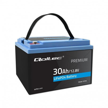 Battery LiFePO4 12.8V 30Ah 384Wh w/ BMS
