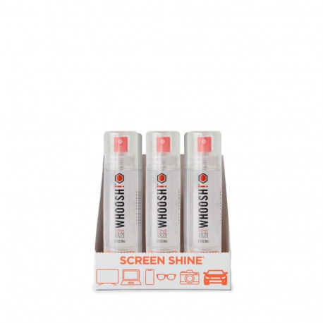 Whoosh Grab and GO ekraani puhastusspreii 80ml + mikrofiibrist lapp (9 tk väljapanekus)