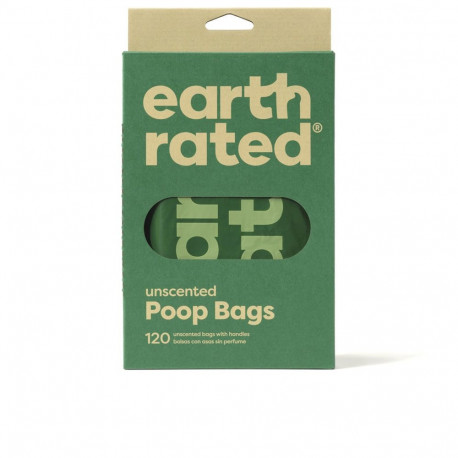 EARTH RATED BOLSAS ASAS mascota #sin perfume 120 u