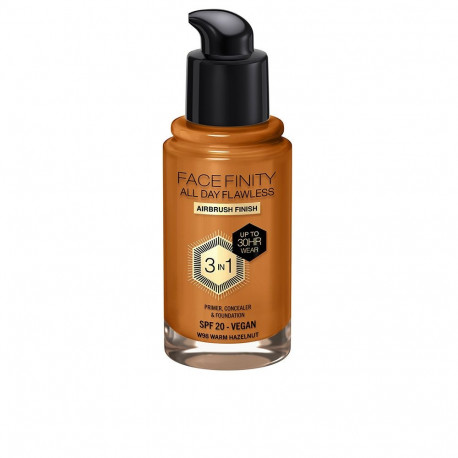Max Factor jumestuskreem FACEFINITY ALL DAY FLAWLESS 3 IN 1 30ml, #W98-soe sarapuupähkel