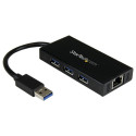 "StarTech PORTABLE USB 3.0 HUB W/ GBE"