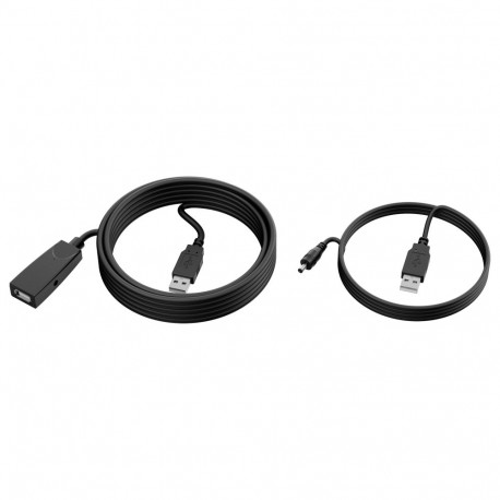 Yealink USB pikenduskaabel USB2-EXT-10M USB-A isane - USB-A emane 10m, must