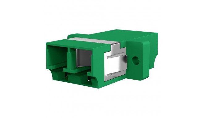 "EFB Kupplung LC/APC Duplex OS2 grn mit Shutter"