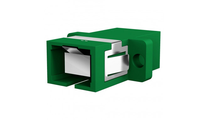 "EFB Kupplung SC/APC Simplex OS2 grn mit Shutter"