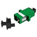 "EFB Kupplung SC/APC Simplex OS2 grn mit Shutter"