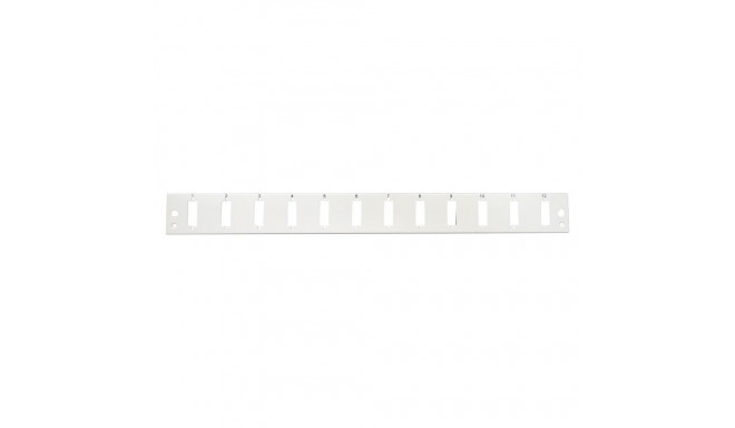 EFB esipaneel 12 x SC Duplex/LC Quad vertikaalne, must
