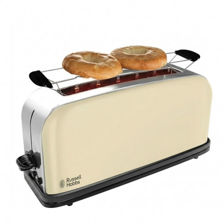 "Hobbs Retro Vintage Cream Toaster Creme-Edelstahl"
