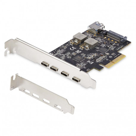 STARTECH.COM PCIe USB-C laienduskaart 5-pordine 4x USB-C 1x USB-A USB 3.2 10 Gbit sisemine