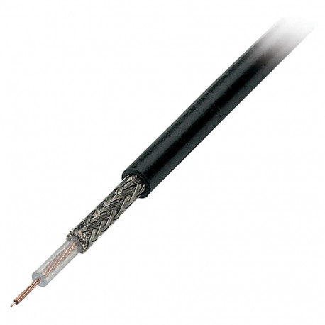 "EFB Koaxkabel RG174 U, 50 Ohm, schwarz"