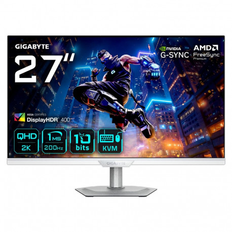 "68,6cm/27"" (2560x1440) GIGABYTE M27Q2 QD ICE WQHD SS IPS 1ms 200Hz HDMI DisplayPort USB-C USB HDR 