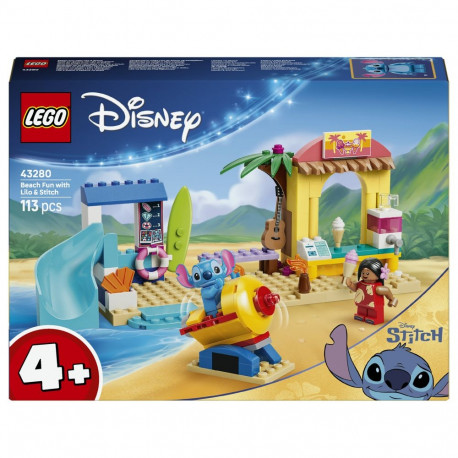 LEGO komplekt 43280 Disney Classic spaa rannal koos Lilo ja Stitchiga