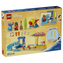 LEGO komplekt 43280 Disney Classic spaa rannal koos Lilo ja Stitchiga