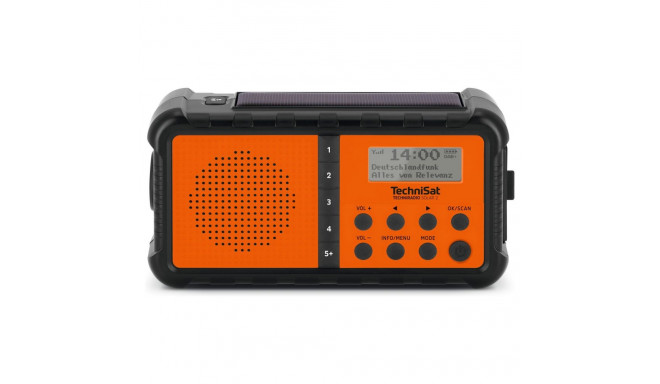 Technisat Techniradio Solar 2, must/oranž