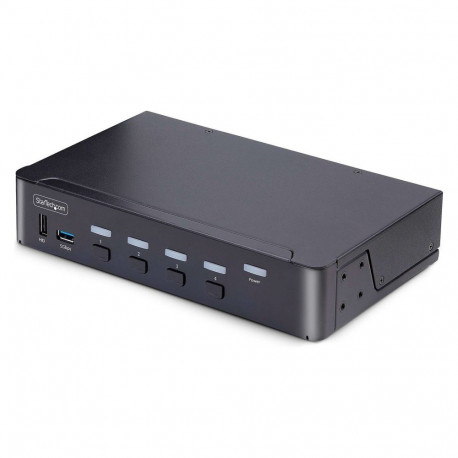 "4-Port 8K KVM-Switch DisplayPort 1.4 8K 60Hz / 4K 144Hz DP 1.4 2x USB 3.0 Ports 4x USB 2.0 Ports KV