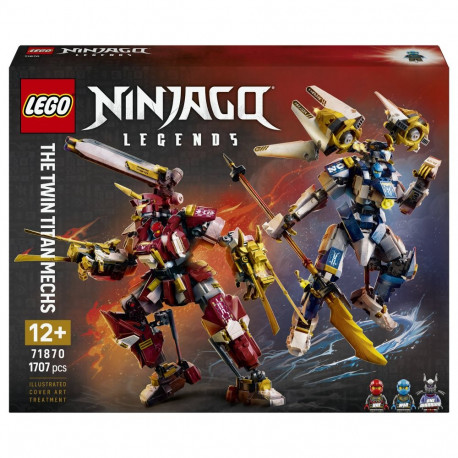 LEGO komplekt 71870 NINJAGO kaksikud titaanmehhid (2.5.)