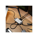 D Targus mini dokk USB4 kahe 4K HDMI-väljundiga