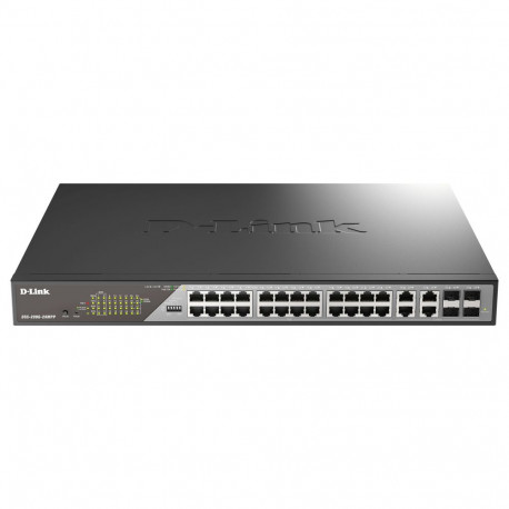 "D-Link DSS-200G-28MPP/E 28-Port Desktop Gigabit PoE Switch"