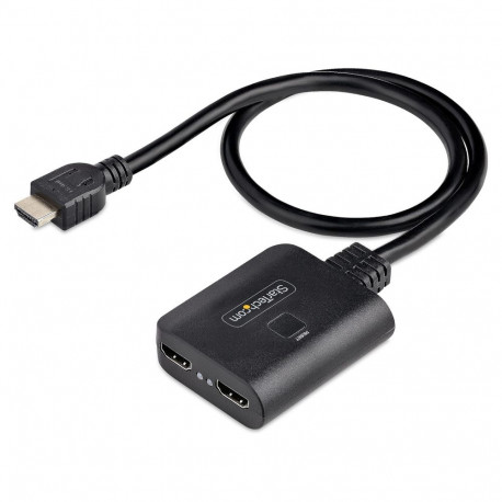 "STARTECH.COM 2-Port HDMI Splitter 4K 60Hz HDMI 2.0 Video 4K HDMI Splitter 1In 2Out 1x2 HDMI Verteil