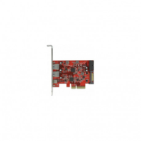 "PCI Express x4 Karte zu 1 x extern USB Type-C™ Buchse + 2 x extern USB Typ-A Buchse SuperSpeed USB 