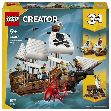 LEGO komplekt 31387 Creator legendaarne piraadilaev (2.5.)