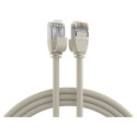 "EFB RJ45 Patchkabel Cat.6A S/FTP 2m grau ultraflex"