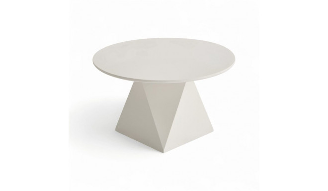 Diivanilaud AURA ø80 cm, valge