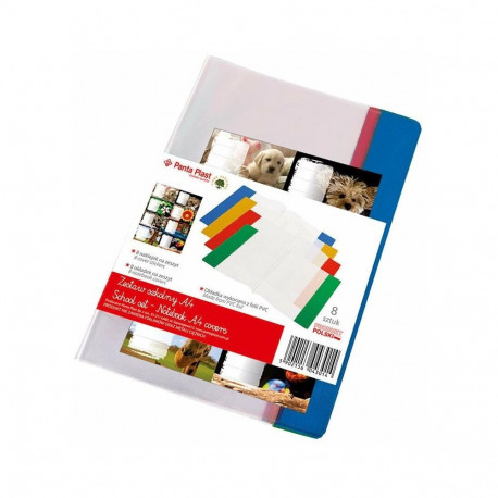 FOLDERS A4 WITH STIC 8PCE 0402-0138-99